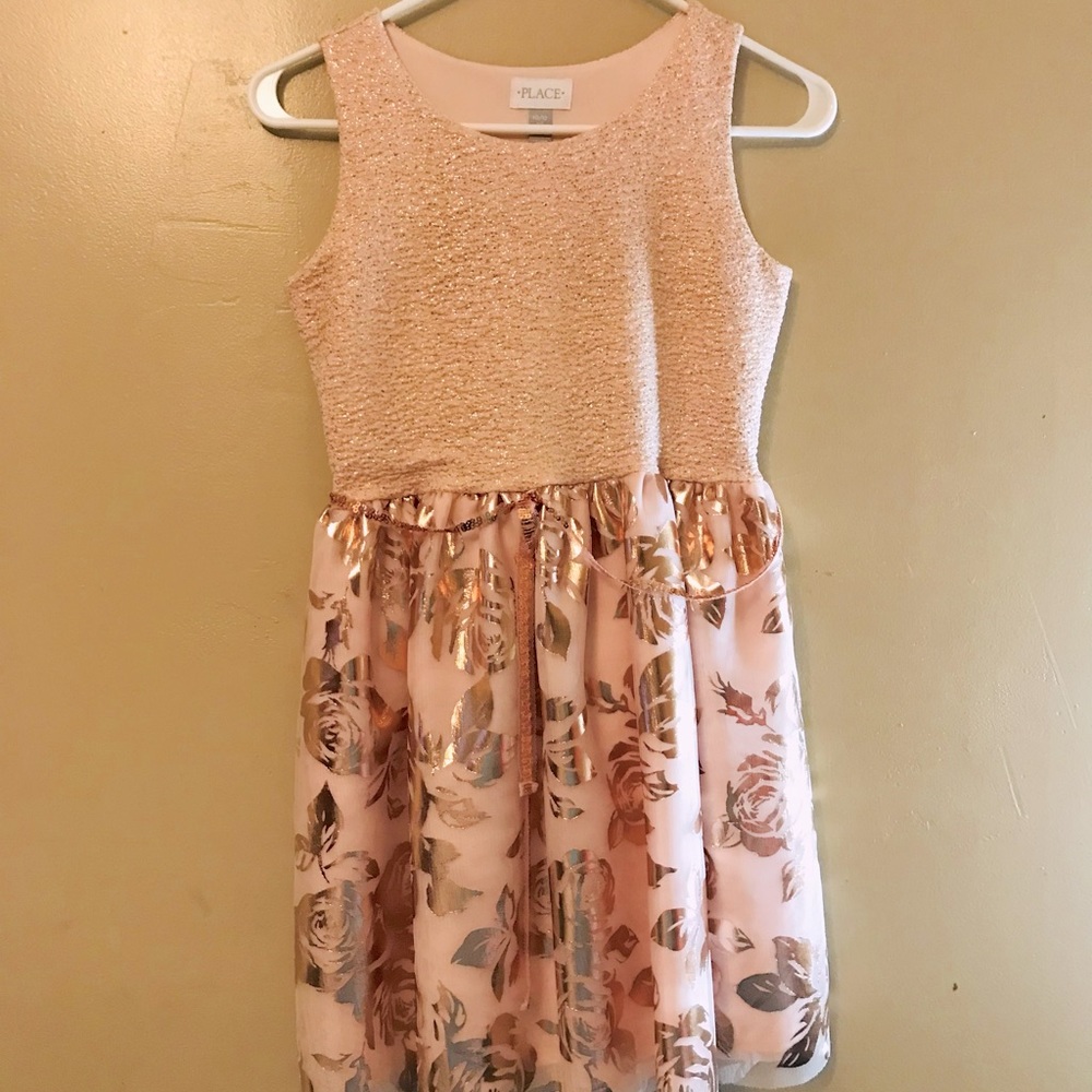 Pretty pink floral dress